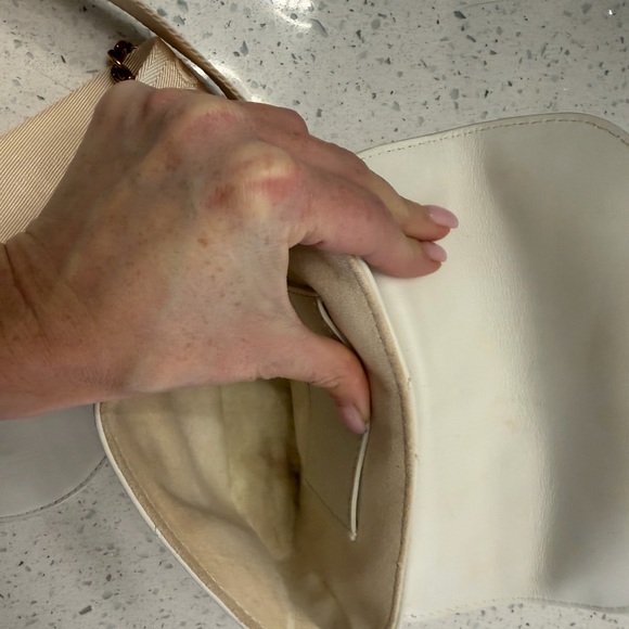 Louis Vuitton White Quilted Bag with Gold Accents - Picture 13 of 15